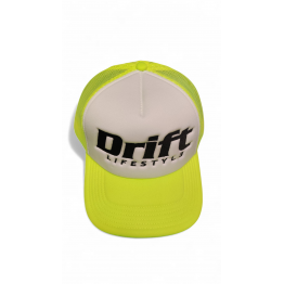 DRIFT LIFESTYLE TRUCKER sapka, neonsárga